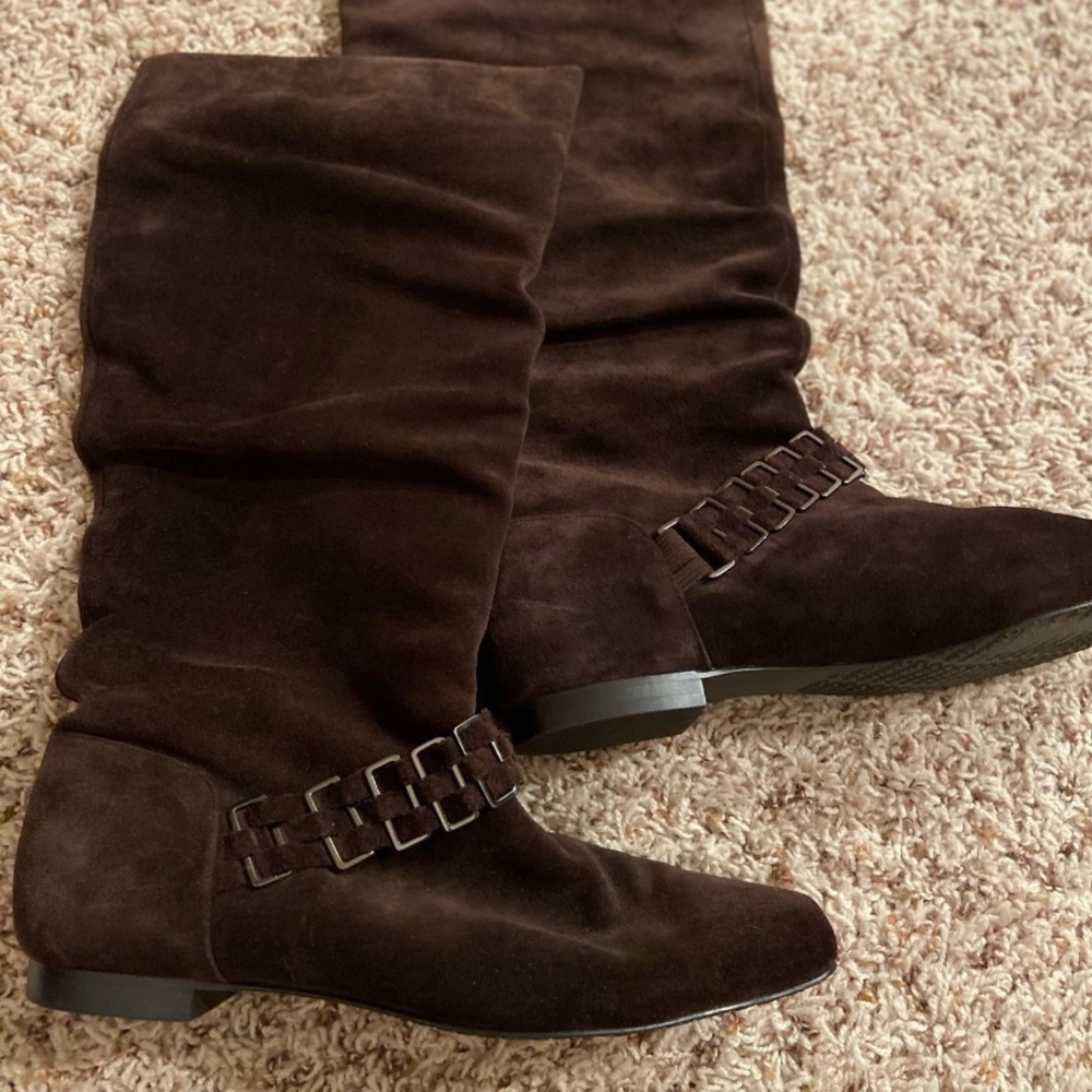 Brand new suede boots!